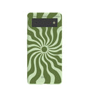 Sage Green Watermelon Time Warp Google Pixel 6 Case