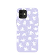 Lavender Yoga Cat iPhone 12/ iPhone 12 Pro Case
