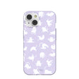 Lavender Yoga Cat iPhone 14 Case