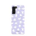 Lavender Yoga Cat Samsung Galaxy S21 Case
